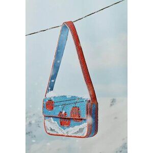 The Fiona Beaded Bag: Winter Icon Edition Ski Lift